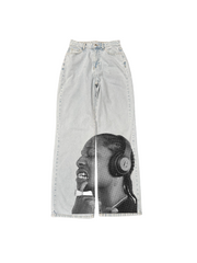 ASAP Rocky Artistic Print Jeans Woman