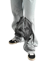 Travis Scott Artistic Print Jeans Woman