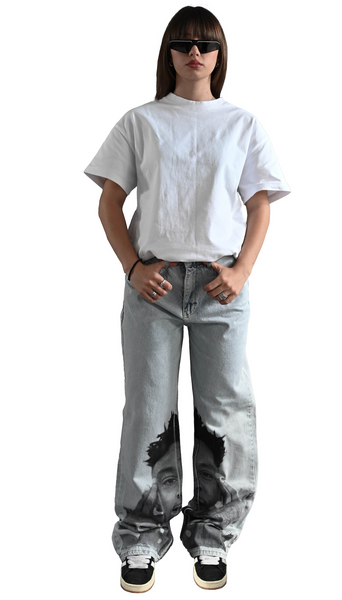 21 Savage Artistic Print Jeans Woman – Instincte