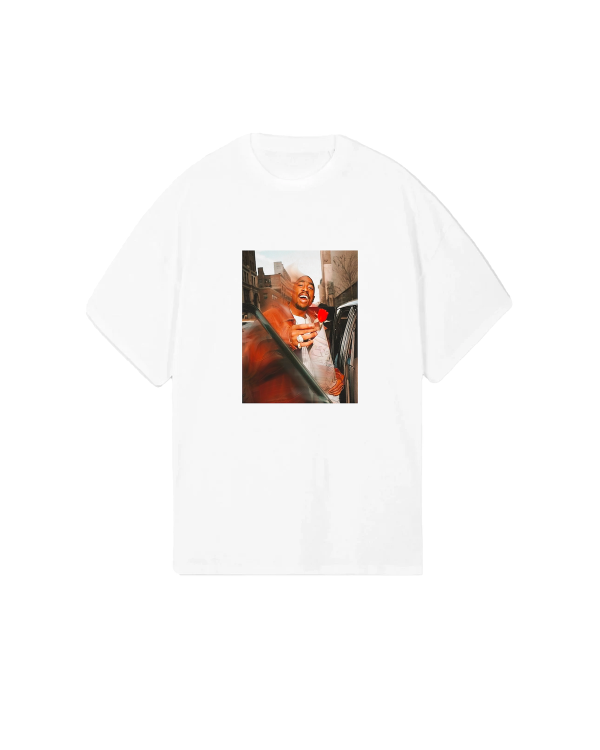 Tupac Artistic Heat‑Press T‑Shirt Unisex (Front Print)